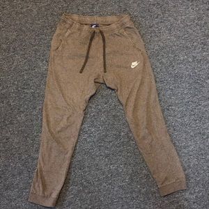 Nike men’s medium grey fleece joggers